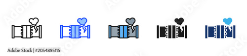 Gas Leak Icon Collection With Multiple Styles