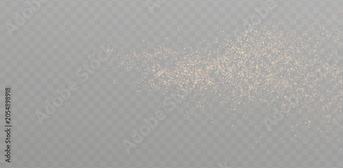 Foto Transparent png gold sparkles dust particles overlay with glowing golden light e