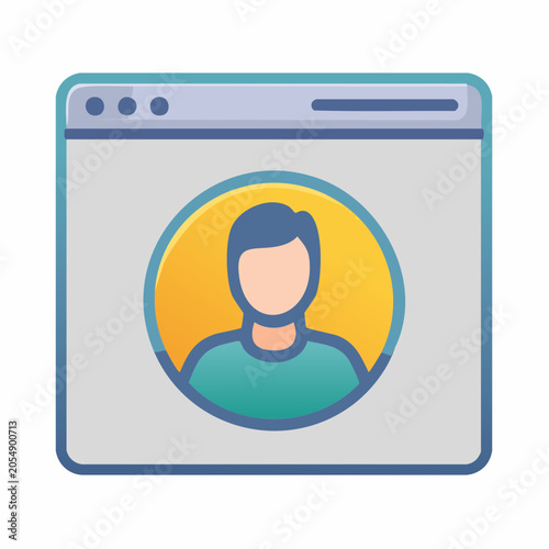 User Profile Icon in Browser Window