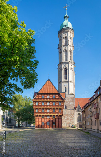 Braunschweig, Germany - view of Old Weigh House (Alte Waage)  - reconstruction of original half-timbered building from 1534