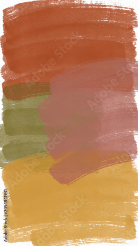 Abstract artistic background with warm earthy brush strokes and texture