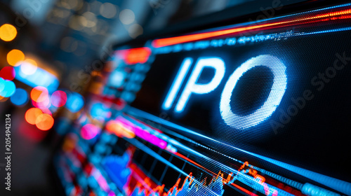 IPO: A digital display show...