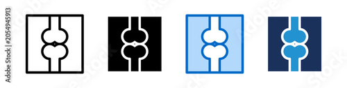 Radiography Icon Collection With Multiple Styles