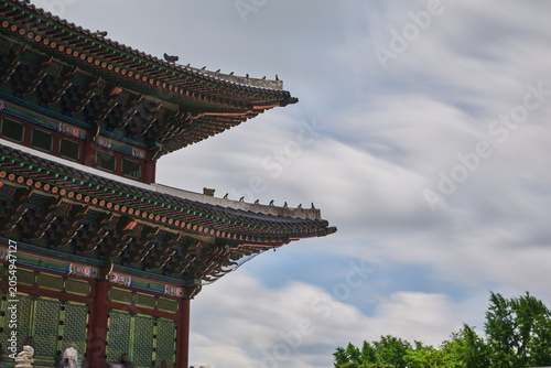 Bild auf Leinwand 한국 경복궁