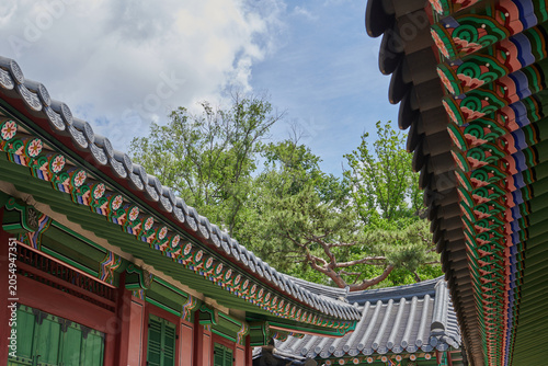 Bild auf Leinwand 한국 경복궁