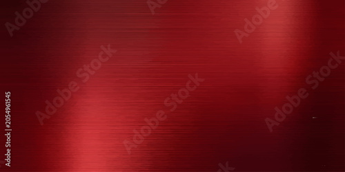 Glossy Red Metal Texture: A close-up view of a rich, glossy red metallic surface with subtle brushed lines, reflecting light and creating a dynamic texture.