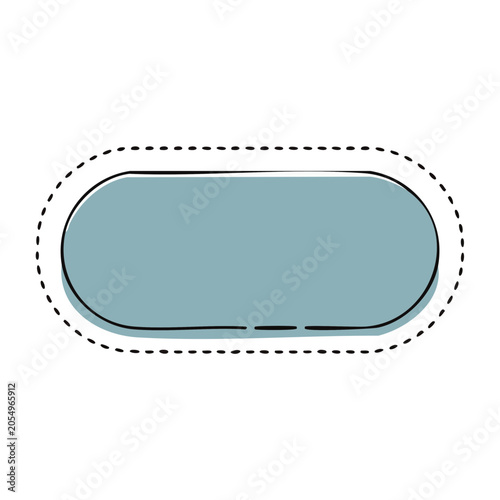 Hand Drawn Oval Shape Vector Graphic
