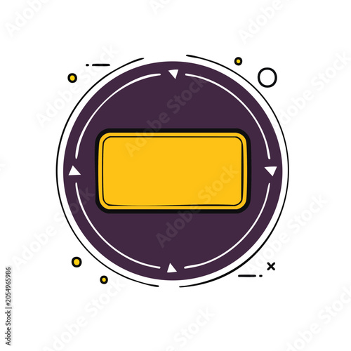 Modern circular design element