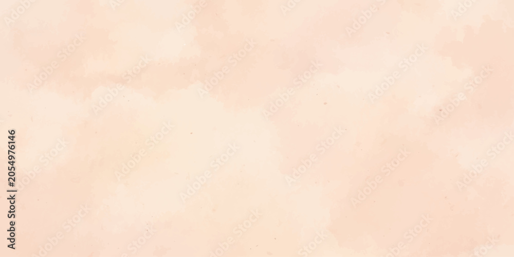 Obraz premium Peach Watercolor Wash Background