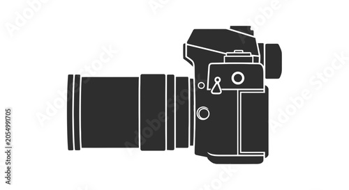 Quadro su tela Single Lens Reflex Camera Illustration.