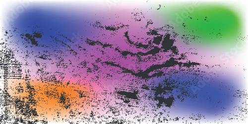 Canvastavla rainbow abstract background with grunge combination