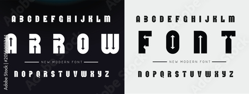 Konstfotografi ARROW Modern Font