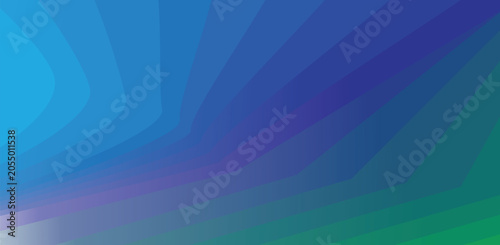 Abstract Blue Green Layered Wave Background Vector