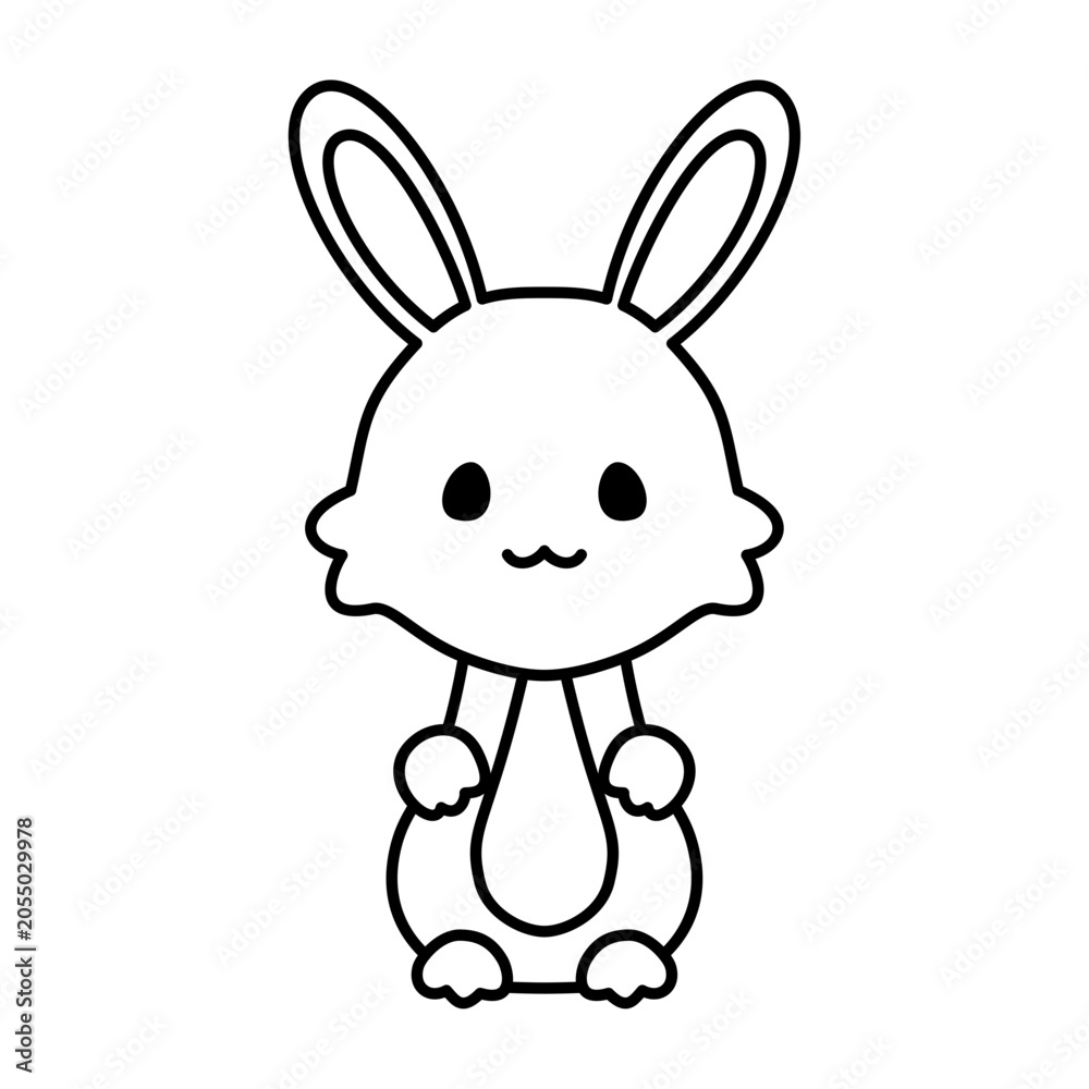 Obraz premium Cute Rabbit