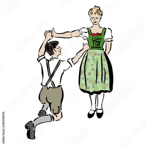 Bayerische und Österreichische Trachten 