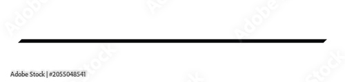 Fotografie Minimalist Straight Line Divider with Slanted Edges, Clean Geometric Underline E