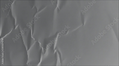 Billede på lærred Gray crumpled paper texture with transparent background