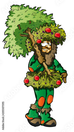 Wild Maa, one of the figures of the Vogel Gryff festival in Basel, Switzerland