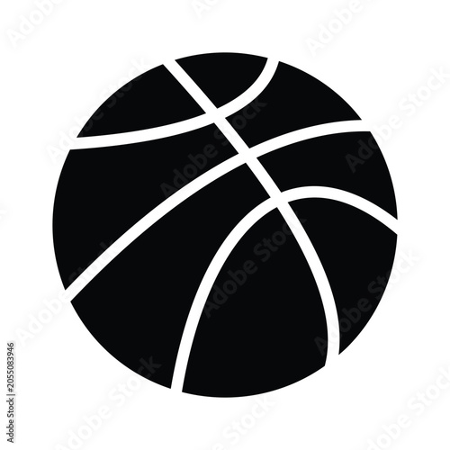 Bilde på lerret Trendy ball glyph icon suitable for children playtime and activity concepts