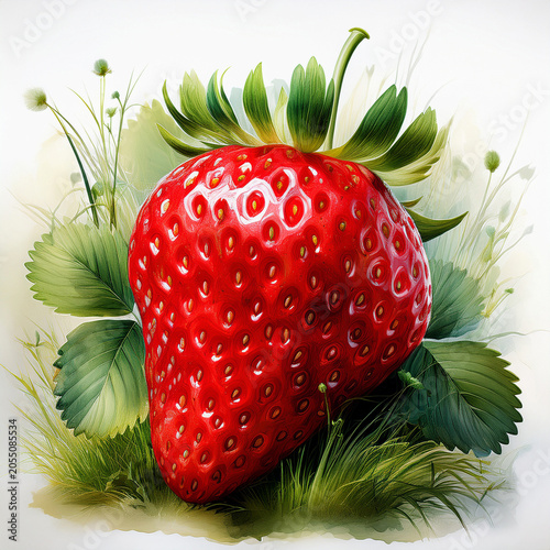 fraise, fruit, baie, aliment, rouge, isolé, frais, bonbon, dessert, sain, blanc, juteuse, vert, organique, macro, feuille, fraîcheur, délicieux, gros plan, régime, naturel