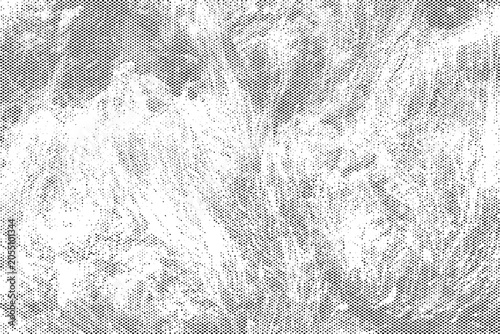 Slika na platnu Halftone overlay with soft diffuse cloud-like marble spot on transparent background