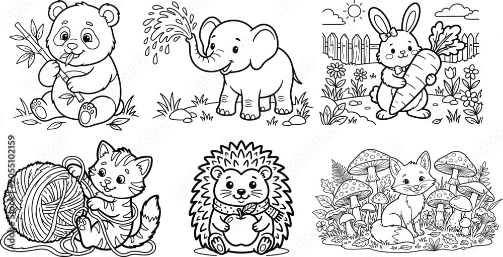 Obraz premium Hand Drawing Tree Roots Growth Sketch Line Art Vector Illustration