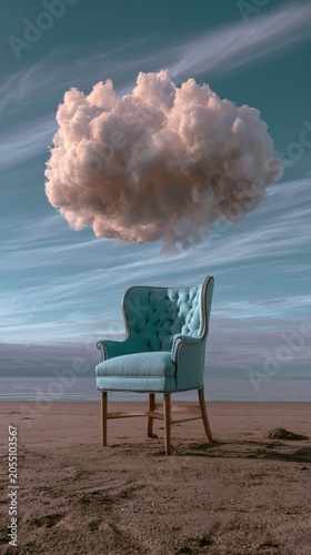 Chair Under a Cloudy Dream