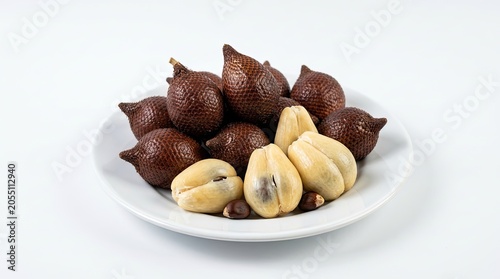 pistachio nuts on a plate