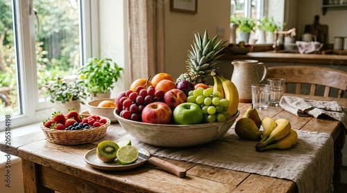 still life with fruits