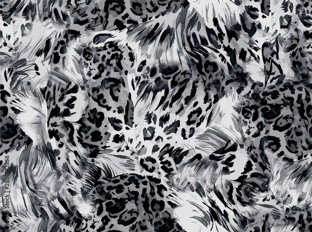 Obraz premium abstract animal skin seamless pattern vector