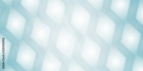 Obraz na plátně Soft abstract background with glowing white squares on light blue