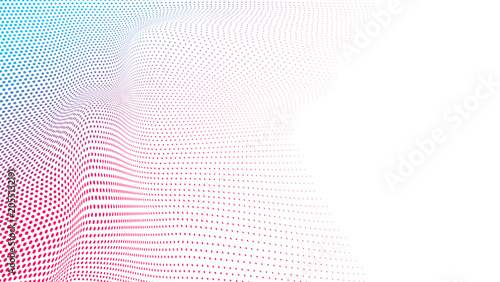 Dot Hafltone Background Element