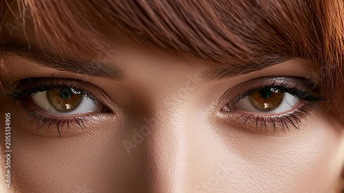 Beautiful Female Eyes Close-Up Beauty Portrait