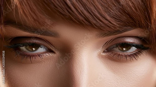 Beautiful Female Eyes Close-Up Beauty Portrait