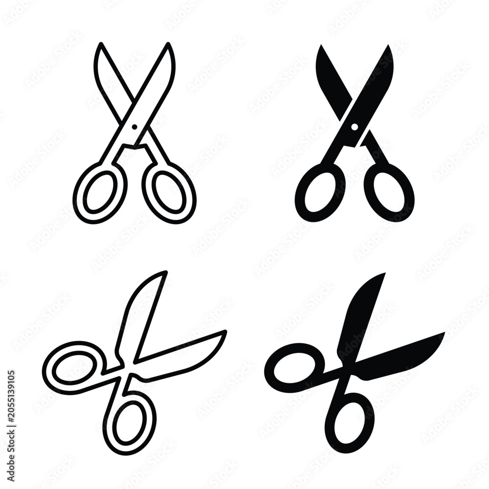 Fototapeta premium Scissors icon