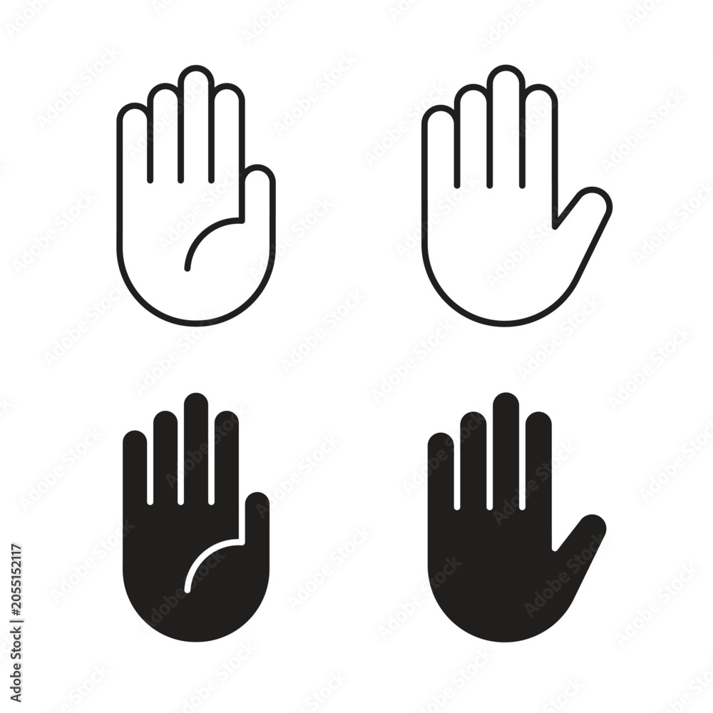Fototapeta premium Hand icon