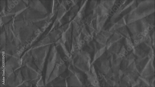 Fotografi A close-up view of crumpled black paper texture
