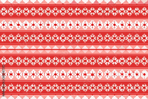 Photos Red And White Geometric Checkered Pattern Repeating Textile Design