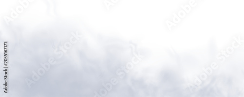 Photography White smoke rises naturally with flowing mist and subtle transparent edges