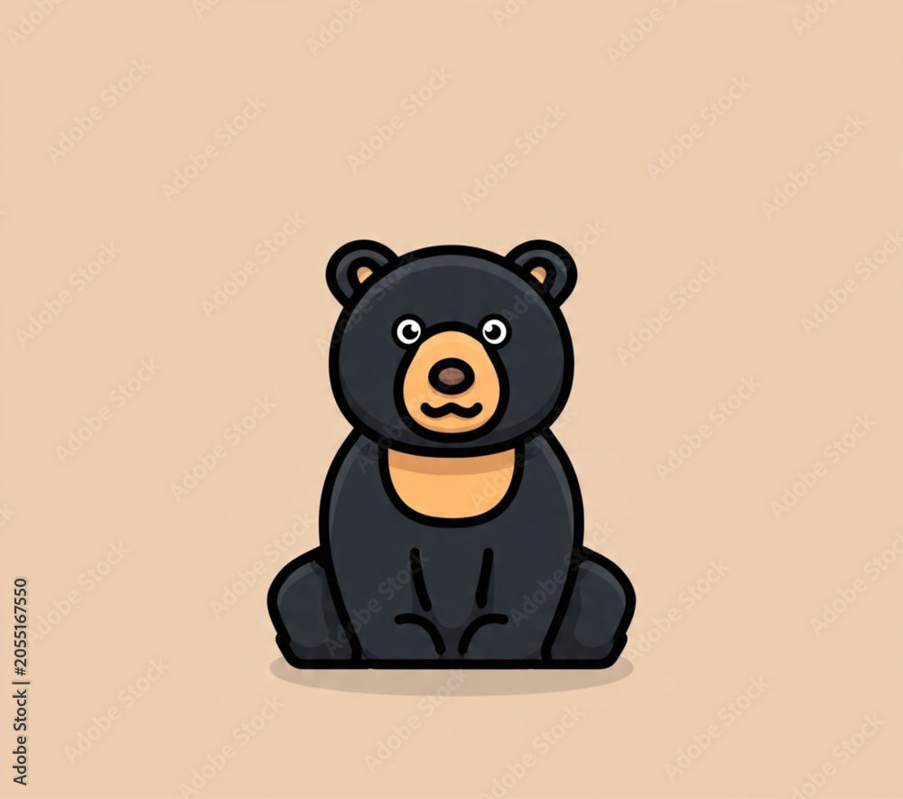 Fototapeta premium Honey bear icon