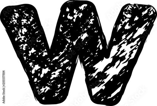 School Chalk Font Letter