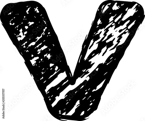 School Chalk Font Letter