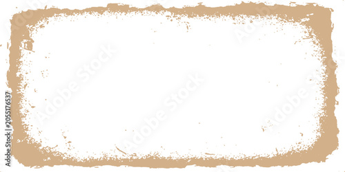 Photos Blank Textured Frame: A rustic, torn-edge frame with a sandy texture, creating a natural and organic border for your design projects