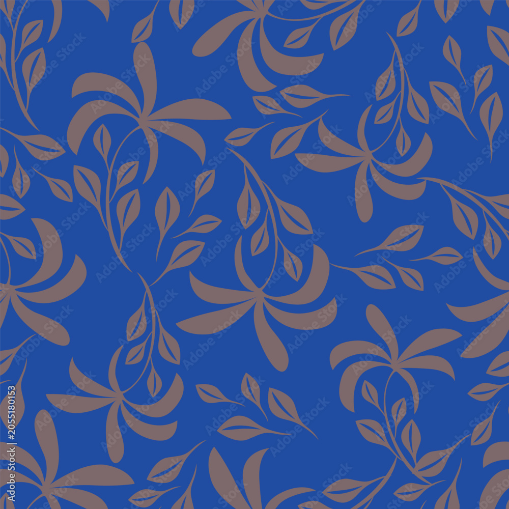 Fototapeta premium abstract a solid multicolor small and big flower mixed vector pattern arrangement with medium color, all over vector design with white background illustration digital 