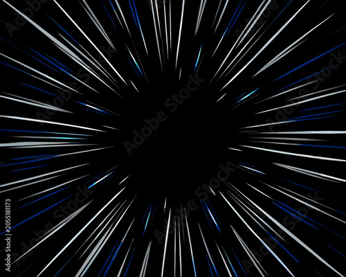 Radial lines and streaks a dynamic vector illustration
