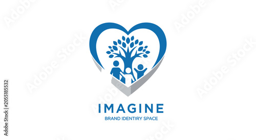 A heartwarming visual representing the growth and connection of family and community within a supportive, loving environment, symbolizing care and well-being for all generations