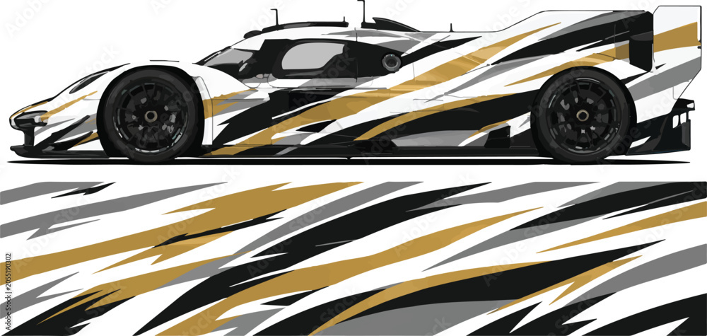 Fototapeta premium Racing Car Speed Fast Vehicle.