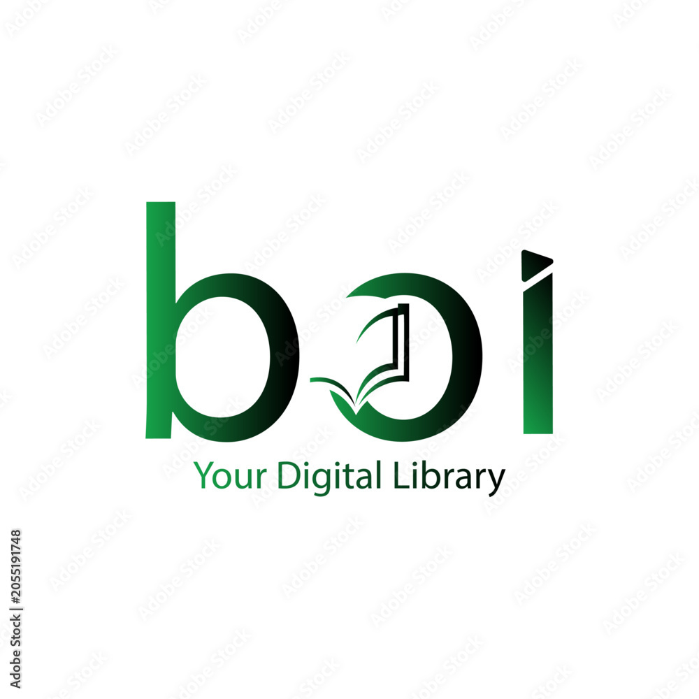 Fototapeta premium Book logo
