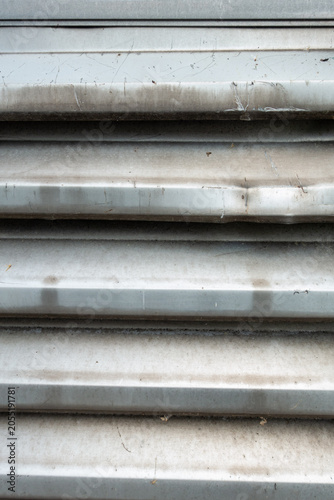 Weathered metal grill