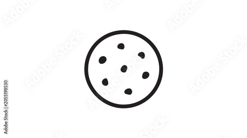 Chocolate Chip Cookie For Baking And Food Concepts